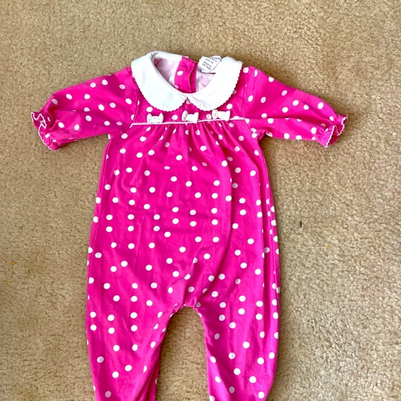 Florence Eiseman Pink Polka Dot Baby Girl Bubble - Picture 9 of 9